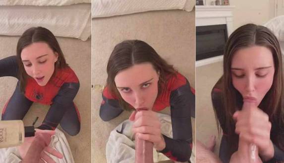 limp - 5800 Sunny Ray Sexy Spider Girl Blowjob Video Leaked.mp4_snapshot_00.17.392