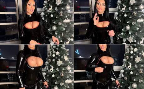 limp - 7339 Evil Woman Jerk Off Instruction In Rubber Catsuit.mp4