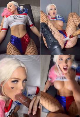 limp - 7431 Scarlett Kisses Harley Quinn Roleplay Sextape.mp4