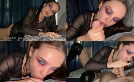 limp - 8189 Vampire slut got hot and thick cumshot in her mouth.mp4