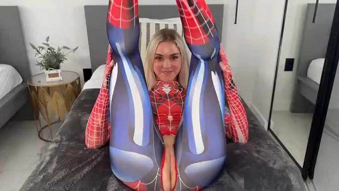 Coco_Koma – Spiderman Cosplay Riding Creampie Dildo