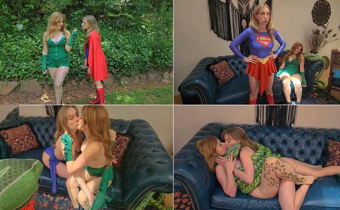 Jacquelyn Velvets, Stella Elle - Supergirl and Poison Ivy Mesmerized by KAA