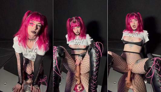 Fortnite Cosplay Solo Dildo Fuck
