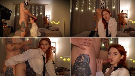 Pretty Student Gets Fucked Roughly by Ghostface