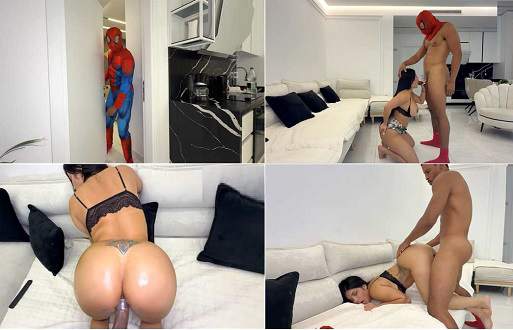 Spiderman Cums And Pounds Out Sara Retali Halloween Special