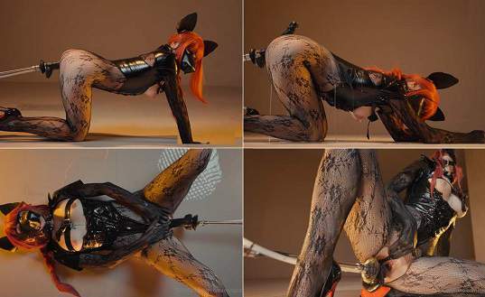 Creamy Spot Cosplay Dildo Fuck