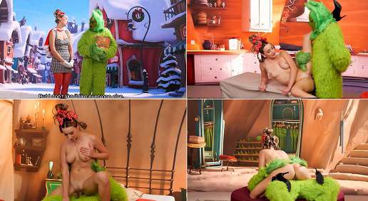 The grinch steals the christmas
