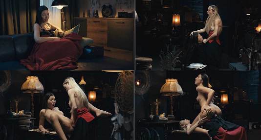 FUTANARI Layla Scarlett and Nata Gold