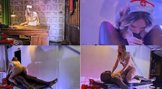 Nurse Kurtis Grips Shadows Cock In Steamy Clinic Cumshot