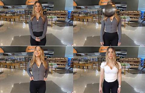 Victoria Hypnotized Supermarket Slave