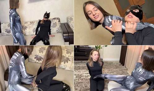 Lady Cat and Miss Spider